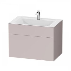 Изображение товара Тумба с раковиной Am.Pm Inspire 2.0, подвесная 80 см, 3 ящика, цвет элегантный серый матовый, M50AFHX0803EGM/M50AWPX0801WG (отсутствует упаковка)