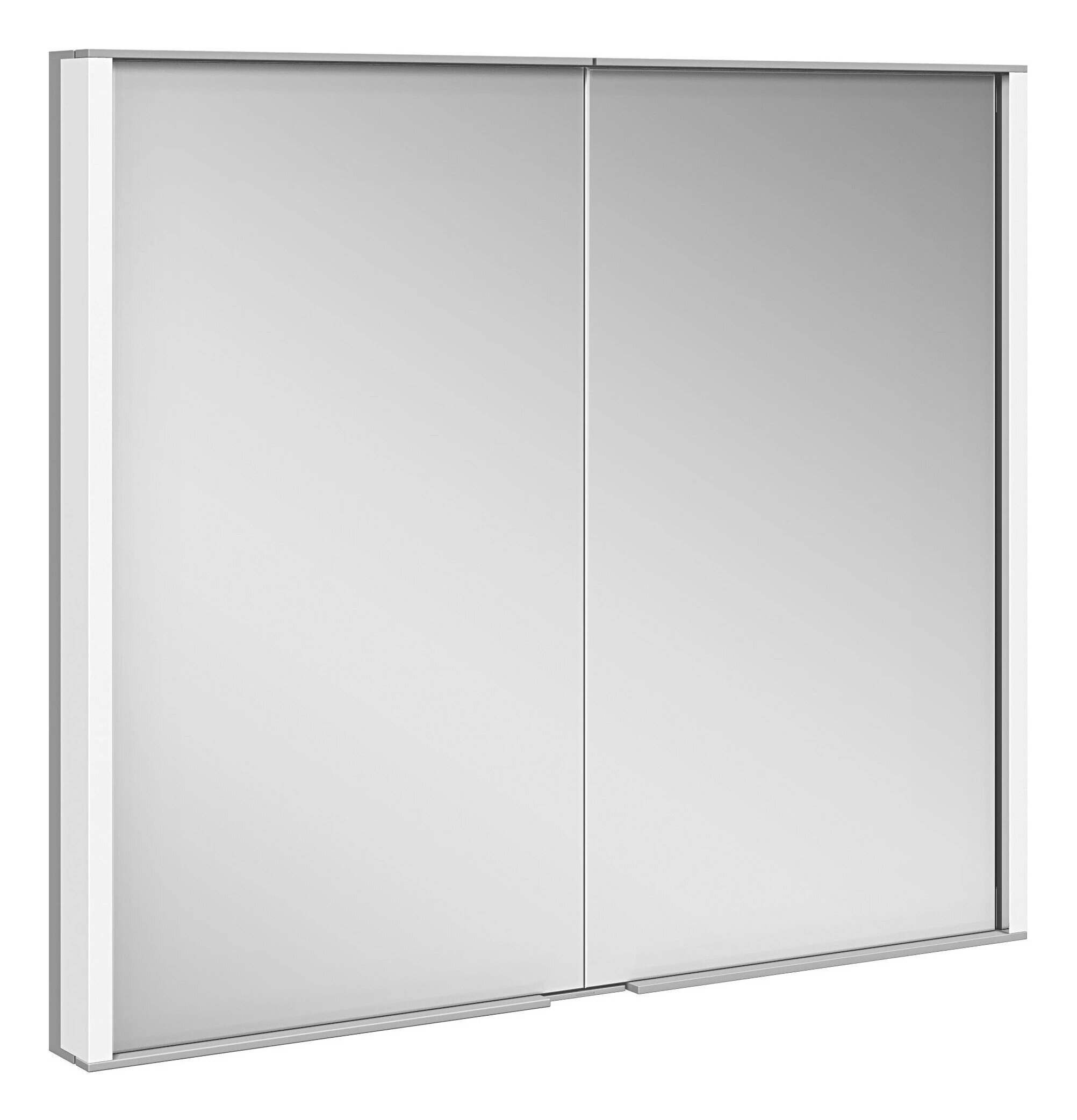 Изображение товара Зеркальный шкаф Keuco Royal Match 80 см с подсветкой подвесной серебряный