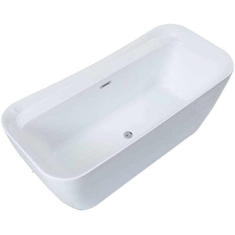 Изображение товара Акриловая ванна Allen Brau Infinity 2 170x78 см, белая, с сливом-переливом
