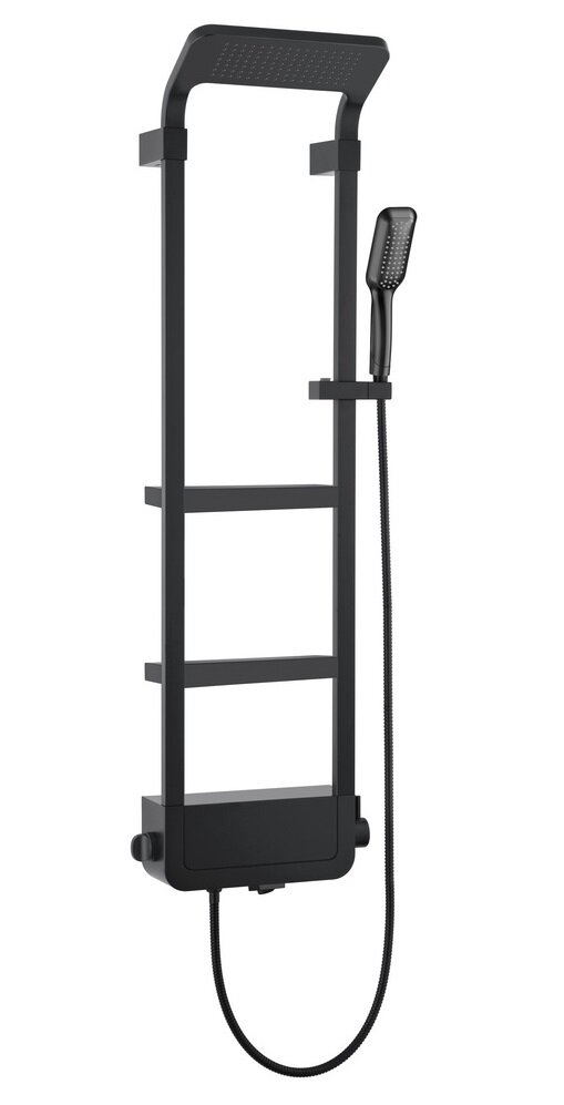 Изображение товара Душевая панель Black&White Seasons графитовый черный 40.5 x 130 см