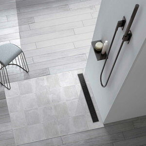 Изображение товара Душевой лоток Vincea Optima SAY.601.60.B.M.S.BLOK, 60 см, черный матовый