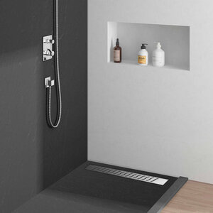 Изображение товара Дренажный канал Vincea Optima SAY.601.80.P.BUK, 80 см, хром