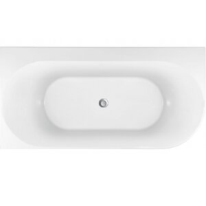 Изображение товара Ванна акриловая Allen Brau Priority 4, 170 х 78 см, слив-перелив в комплекте, левосторонняя, белая матовая, 139778A-MW Matt White, 2.31004.21A
