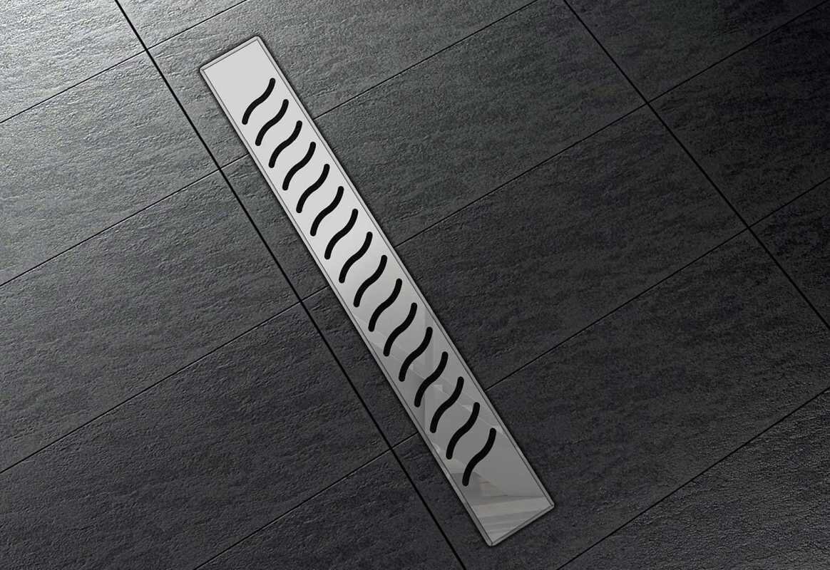 Изображение товара Дренажный канал Vincea Almira Jasmin SAY.605.80.P.BUKLE, 80 см, хром