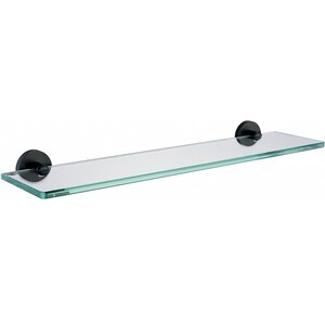 Изображение товара Полочка стеклянная Allen Brau Priority 6.31013-31, держатели черные матовые