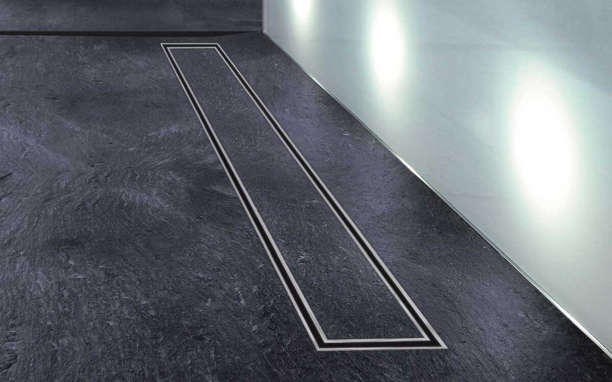 Изображение товара Душевой лоток Vincea Almira-S SAY.602.60.S.U 60 см с решеткой под плитку, горизонтальный выпуск