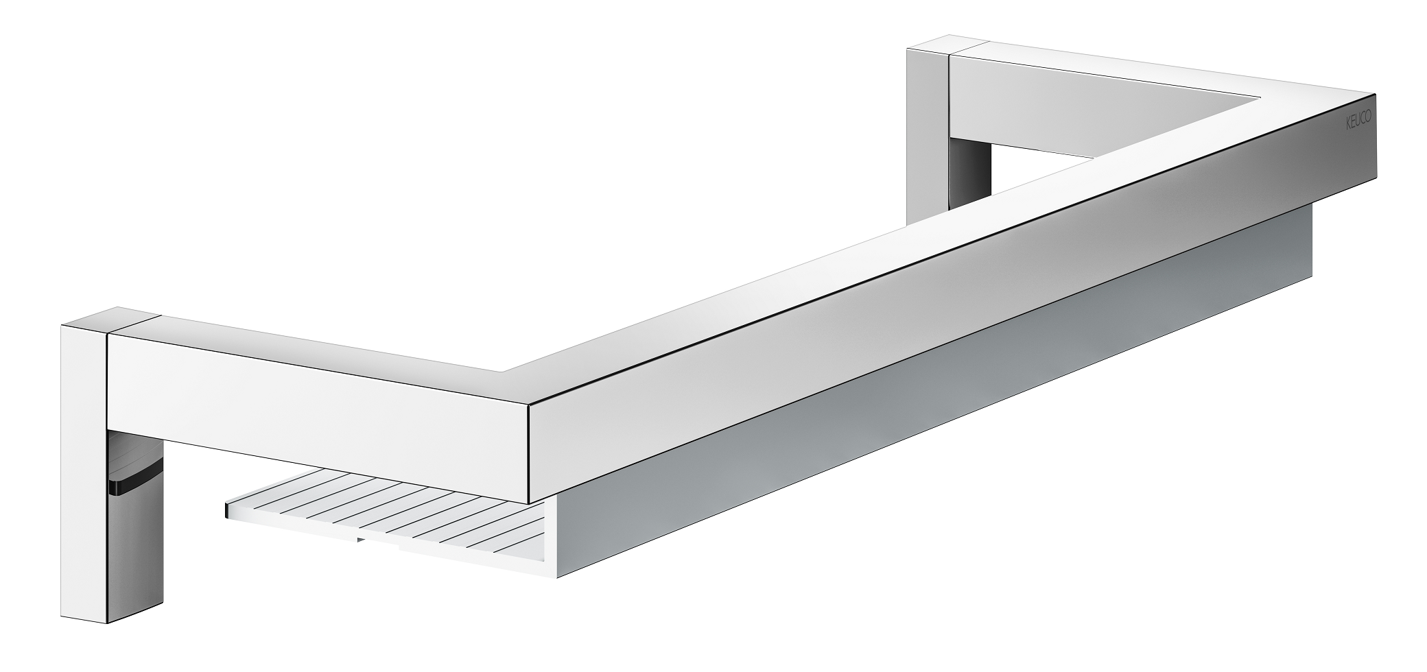 Изображение товара Полочка для душа Keuco Edition 90 Square хром настенная 36x11.6 см, Германия