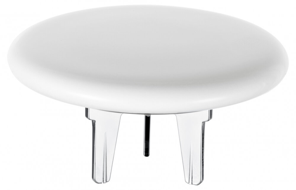 Изображение товара Керамическая крышка для донного клапана Keuco Plan белая 8x8 см