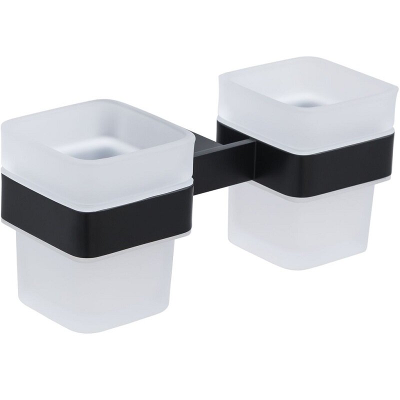 Изображение товара Стеклянный настенный стакан Allen Brau Infinity 6.21003-31 белое матовое стекло