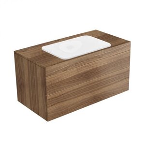 Изображение товара Тумба под раковину Keuco Edition 400 105 см орех, подвесная
