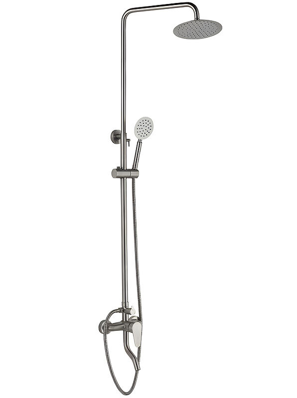 Изображение товара Душевая система Haiba, с изливом, нержавеющая сталь, HB24801-2