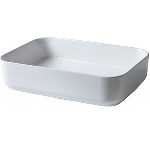 Изображение товара Раковина Allen Brau Fantasy 4.11021.20 Quad 50 х 36 см, накладная, керамика, белая