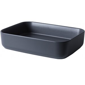 Изображение товара Раковина Allen Brau Fantasy 4.11021.AN Quad 50 х 36 см, накладная, керамика, антрацит