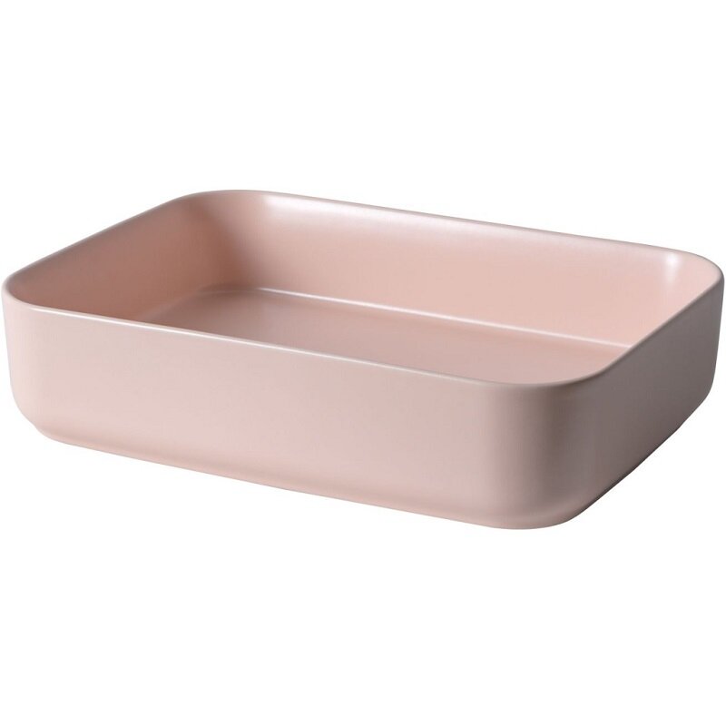 Изображение товара Раковина Allen Brau Fantasy Quad 50x36 см керамическая, накладная, розовая