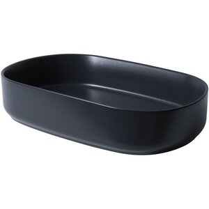 Изображение товара Раковина Allen Brau Fantasy 4.11022.31 Oval 55 х 36 см, накладная, керамика, черная матовая