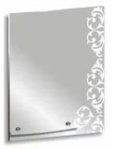 Изображение товара Зеркало Континент Шоколад Люкс 60 см с подсветкой для ванной белое