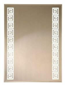 Изображение товара Зеркало Континент Афины Люкс 60 см с LED-подсветкой белое Россия