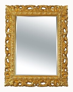 Изображение товара Зеркало Континент Верди Б078 75 см с фацетом, золото Россия