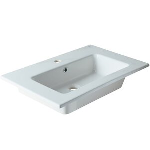 Изображение товара Раковина Allen Brau Fantasy 4.11011.20 70 см белая керамика встраиваемая