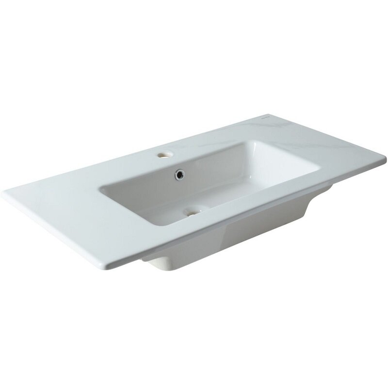 Изображение товара Раковина Allen Brau Fantasy 4.11013.20 90 см керамическая белая угловая