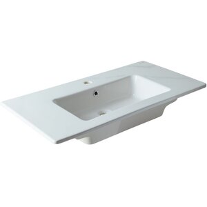 Изображение товара Раковина Allen Brau Fantasy 4.11013.20 Flat 90 см, керамика, белая