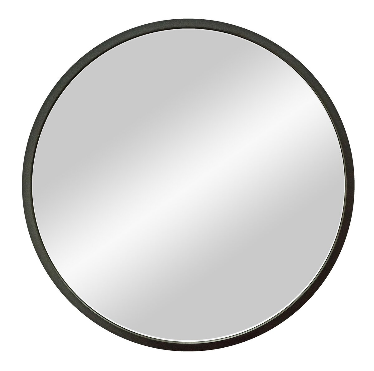 Изображение товара Зеркало Континент Мун D60 см черное круглое подвесное стеклянное
