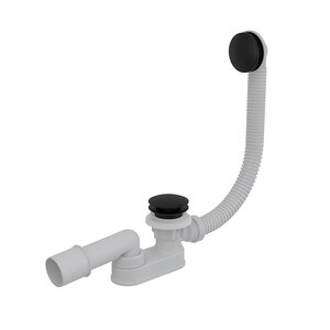 Изображение товара Слив-перелив AlcaPlast click/clak 80 см черный матовый для ванны