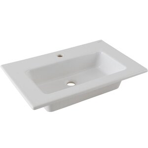 Изображение товара Раковина Allen Brau Fantasy 4.11024.20 70 см керамическая белая угловая