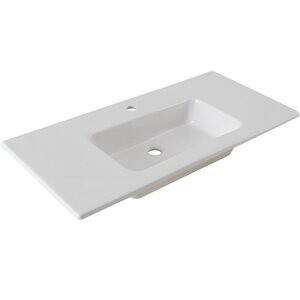 Изображение товара Раковина Allen Brau Fantasy 4.11027.20 Flat 100 см керамика белая