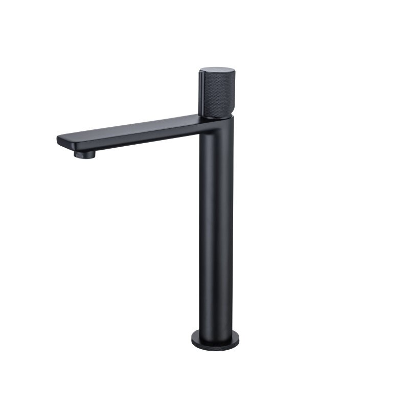 Изображение товара Высокий смеситель для раковины Allen Brau Liberty черный матовый
