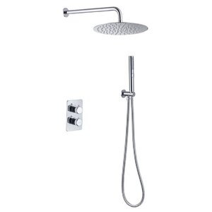 Изображение товара Душевая система Allen Brau Priority 5.31013-00 термостатическая, верхний и ручной душ, хром