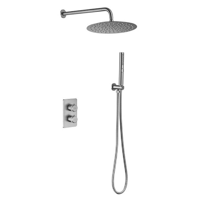 Изображение товара Душевая система Allen Brau Priority 5.31013-BN с термостатом никель брашированный