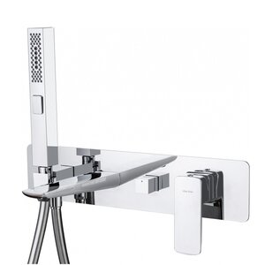 Изображение товара Смеситель для ванны и душа Allen Brau Infinity 5.21007-00 с душевым гарнитуром хром Германия