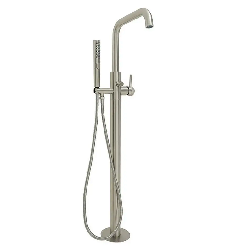 Изображение товара Смеситель Allen Brau Priority 5.31008-BN для ванны и душа, напольный, никель брашированный