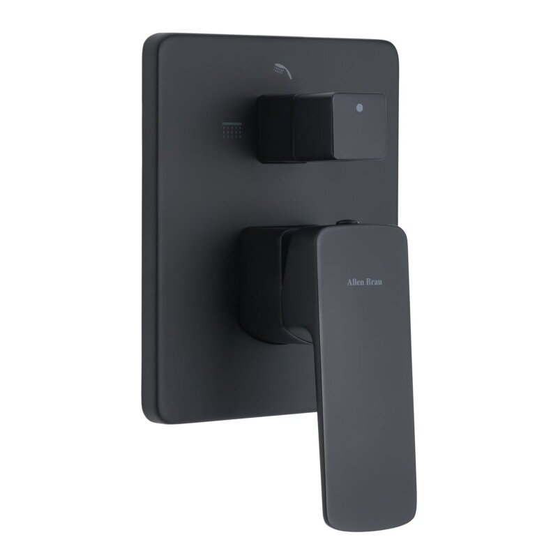 Изображение товара Смеситель для ванны и душа Allen Brau Infinity черный матовый 5.21014-31