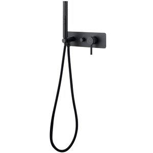 Изображение товара Смеситель Allen Brau Priority 5.31009-31 для душа, с лейкой, с дополнительным выходом, черный матовый