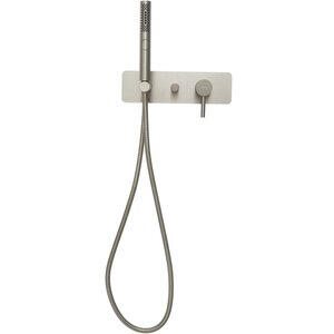 Изображение товара Смеситель Allen Brau Priority 5.31009-BN для душа, с лейкой, с дополнительным выходом, никель брашированный