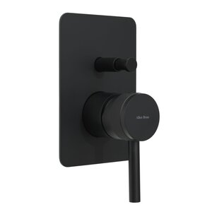 Изображение товара Смеситель Allen Brau Priority 5.31011-31 для душа, на 2 потребителя, черный матовый