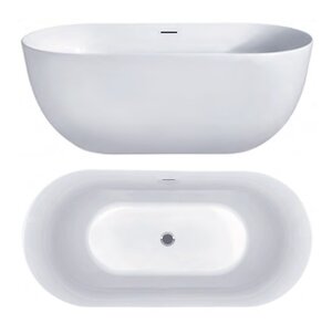 Изображение товара Ванна акриловая Hatria BT_01 170 х 78 см, белый глянцевый, Y7AX01