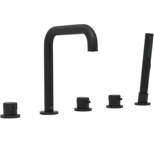 Изображение товара Смеситель Allen Brau Priority 5.31007-31 для ванны и душа, на борт ванны, черный матовый