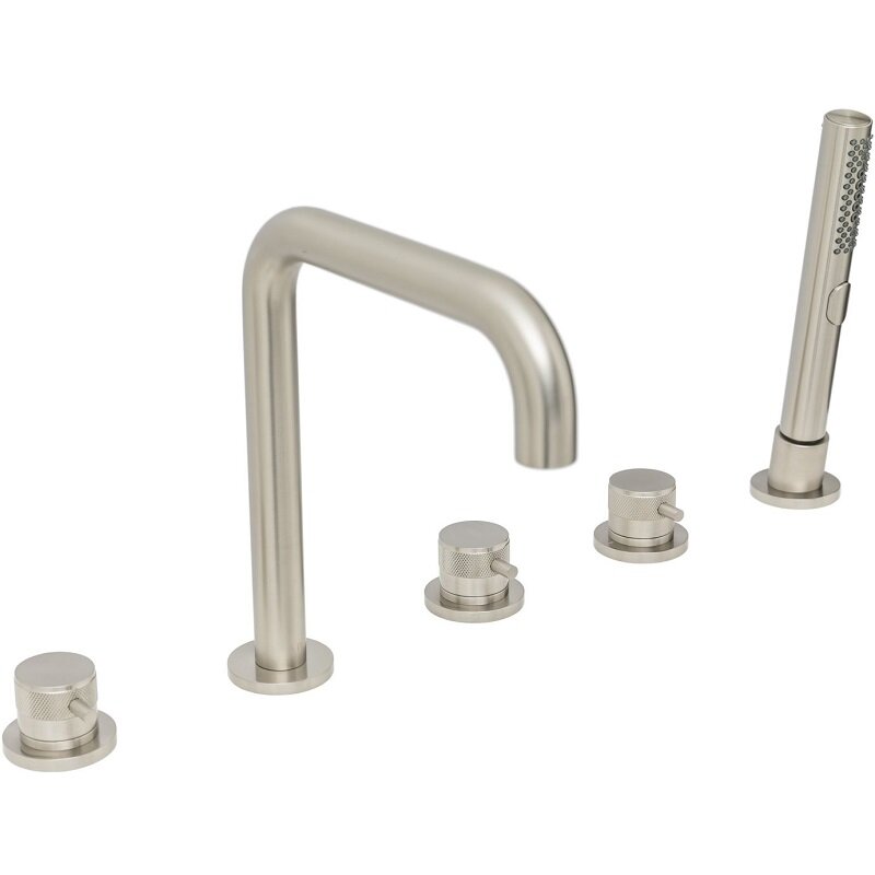 Изображение товара Смеситель Allen Brau Priority 5.31007-BN для ванны и душа, на борт ванны, никель брашированный