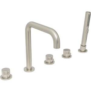 Изображение товара Смеситель Allen Brau Priority 5.31007-BN для ванны и душа, на борт ванны, никель брашированный