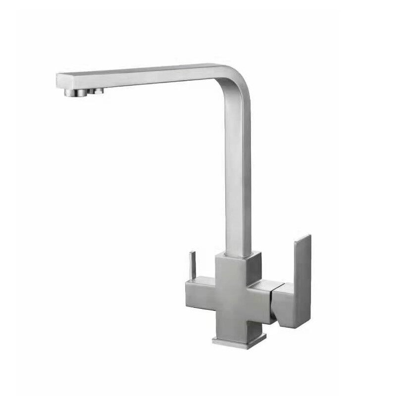 Изображение товара Смеситель для кухонной мойки Haiba HB76803-2 с подключением фильтра питьевой воды