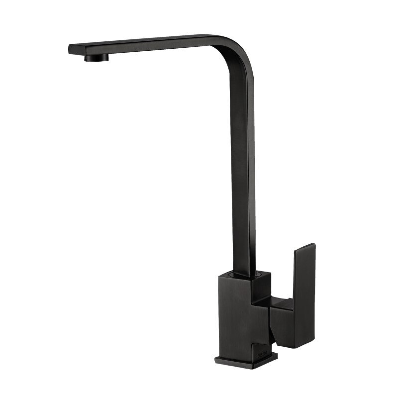 Изображение товара Смеситель для кухонной мойки Haiba черный HB70803-7