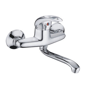 Изображение товара Смеситель для кухонной мойки Haiba, хром, HB4603