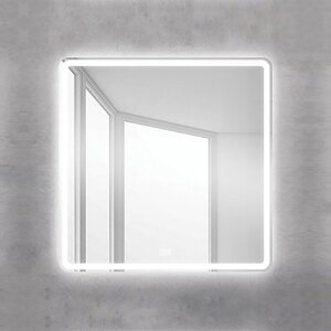 Изображение товара Зеркало BelBagno SPC-MAR-900-800-LED-TCH-WARM 90x80 см со встроенным светильником и сенсорным выключателем и подогревом