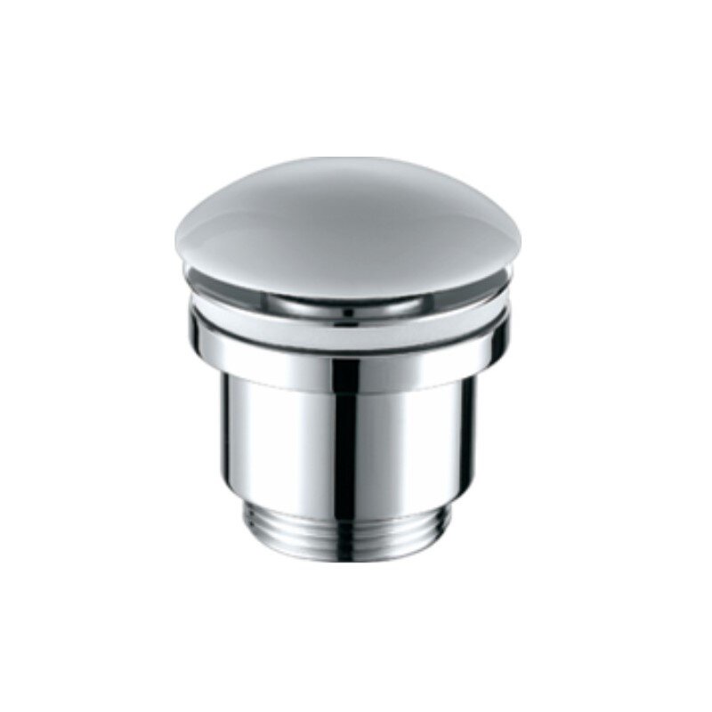 Изображение товара Донный клапан Haiba для раковины без перелива click-clack нержавеющая сталь белый хром HB64-8