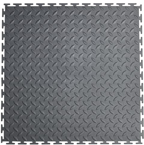 Изображение товара Модульная виниловая плитка Industrial Classic 50x50 см, промышленный пол серый RAL 7037