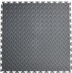 Модульная виниловая плитка Industrial Classic 50 х 50 см, промышленный пол, серый RAL 7037, замковая - фото 1
