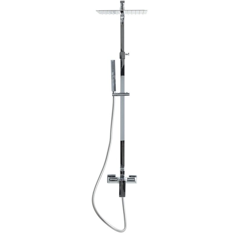 Изображение товара Душевая система Allen Brau Infinity 5.21012-00, верхний и ручной душ, хром (выставочный образец, отсутствует упаковка)